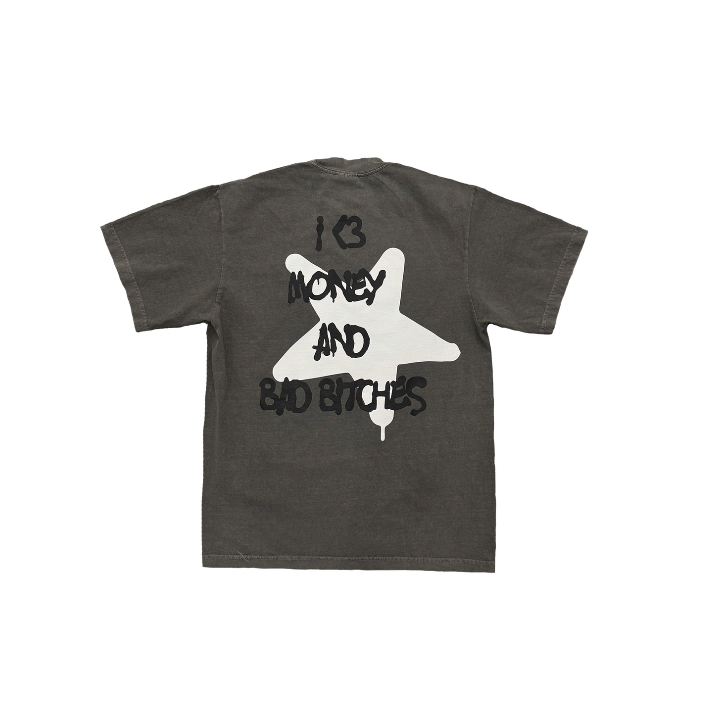 I <3 MONEY & BAD BITCHES (grey)